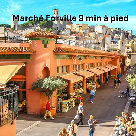 Superbe Terrasse-parking Proche Croisette A0b200 Apartman *